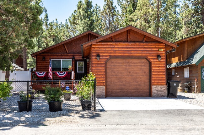 Experience the charm of a small, cozy cabin home in Big Bear City, providing a warm retreat.