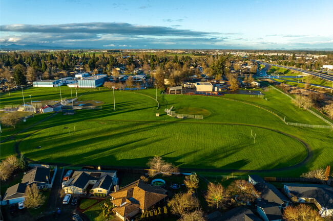 Clear Lake Elementary School has a track for students to run on in Eugene.