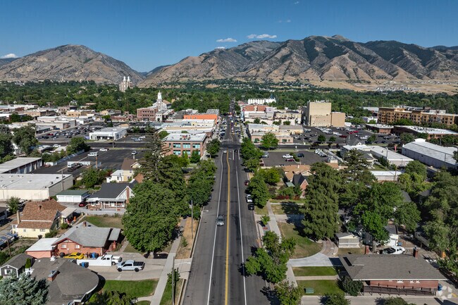 The Wasatch Mountains provide a natural backdrop in Ellis.