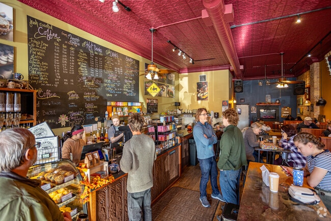 The Local Blend is a popular place for St. Joseph college students to study and hang out with coffee and baked goods.
