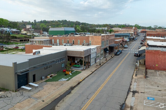 Downtown Van Buren has many historic buildings and exciting shopping.