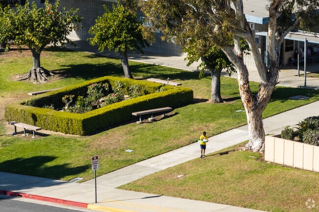 Mariposa Elementary has a well maintained campus garden.