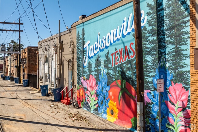 Jacksonville, Texas is a Historic town located in East Texas and is know for its tomatos.