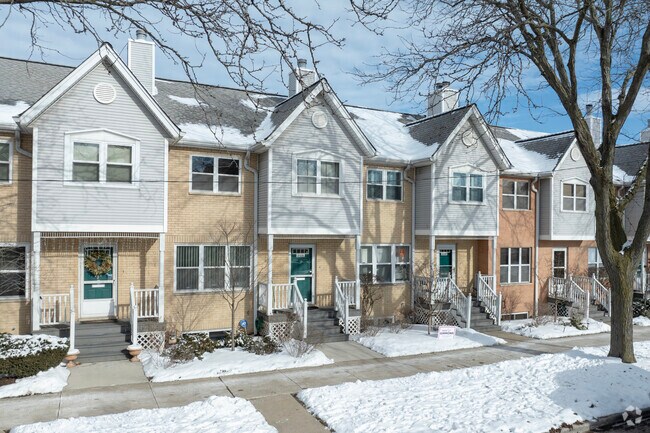 Townhomes line the streets as part of Bowmanville's newer housing developments.