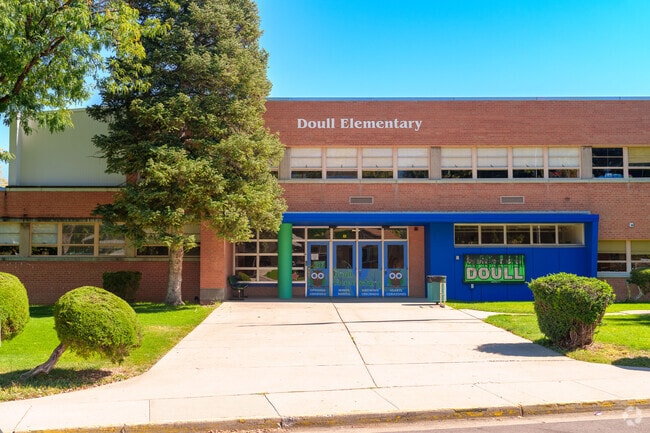 Doull Elementary School is a public pre-K and elementary school in Harvey Park.