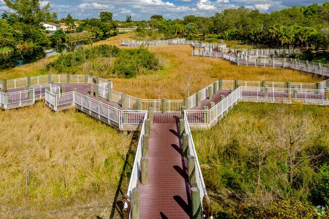 Walk the pier at Oak Hammock Park in Sunrise, near Springtree Lakes.