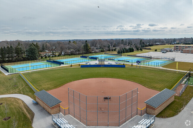 Students can play baseball at Brookfield Central high School.