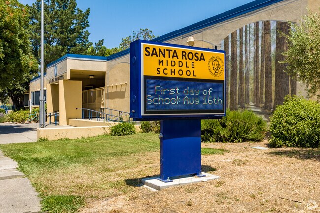 Santa Rosa Middle School provides interconnected learning opportunities.