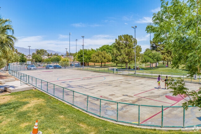 Children's Memorial Park in Woodcrest offers residents a roller skating and hockey rink.