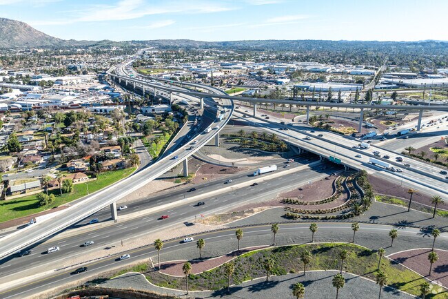 The intersection of Freeway 60 and 91 connects residents of Northside to the best of the IE.