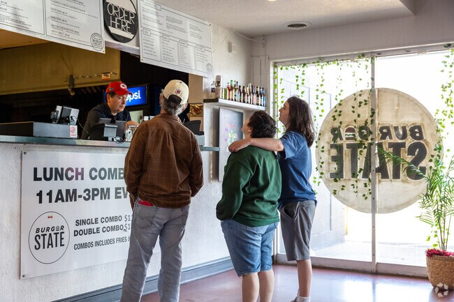 Treat your family to dinner at Burger State, a fantastic restaurant in Boone Hills.