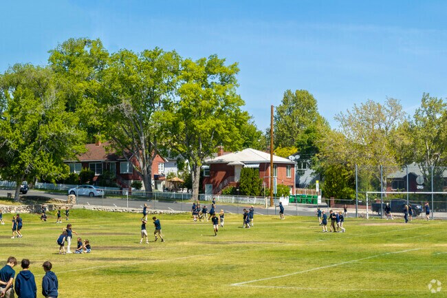 Plumas Park is central to the community and is often bustling with Elementary children.