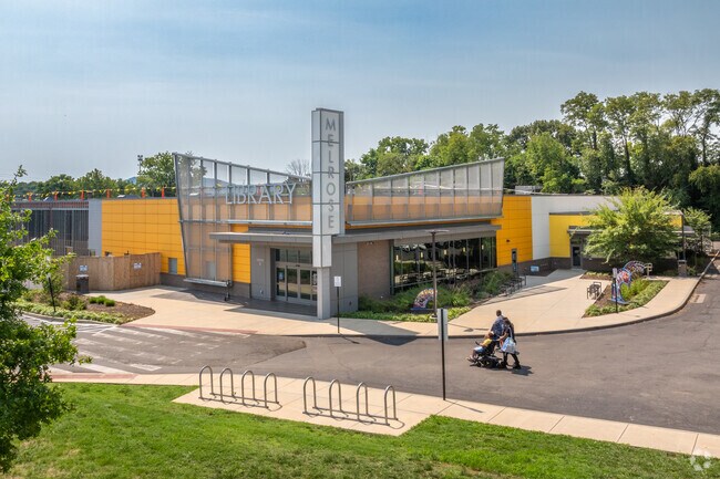 Loudon-Melrose residents head to the Melrose Library for a peaceful place of education and play.