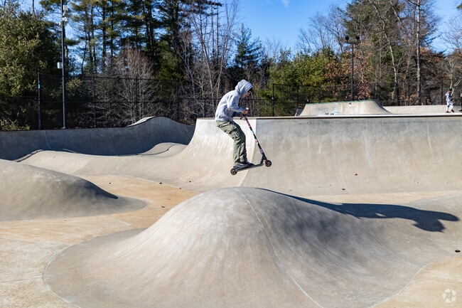 The Nashua Skate Park in Mine Falls Park is a great place to spend an afternoon.