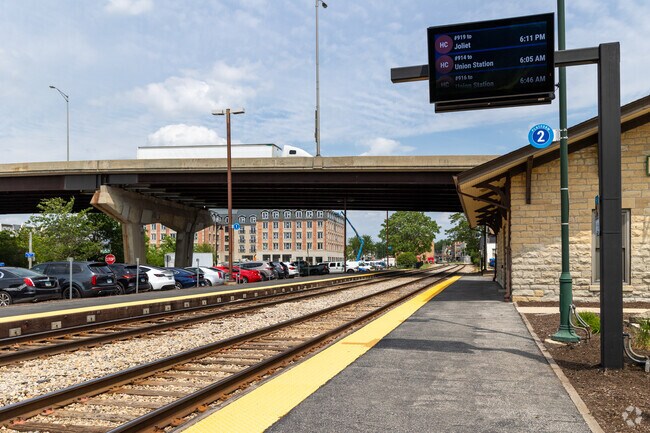 Lemont residents can quickly access downtown Chicago via Lemont Station.