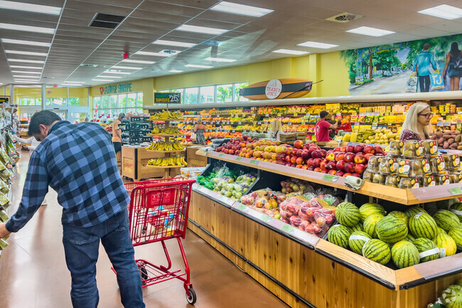 Trader Joes near The Hamlet neighborhood is a great place for fresh produce.