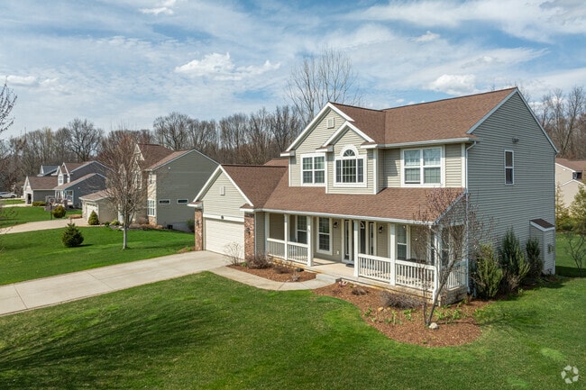 New Traditional homes are built in many of the subdivisions of Courtland Township.