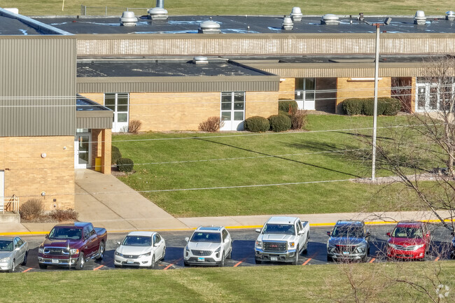 Sandwich High School is located about sixty miles from Chicago.