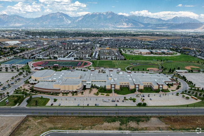 Herriman High School has gorgeous mountain views.