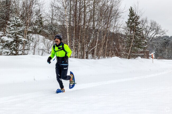 Snowshoeing is popular among residents and visitors across the many trails around Marquette.