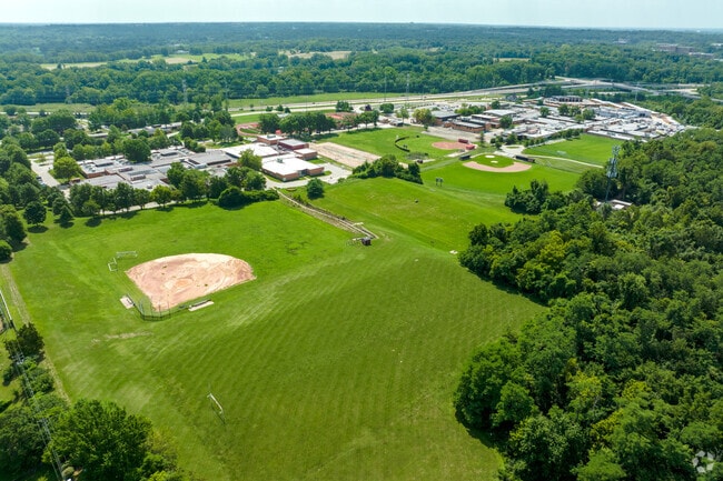 Athletic fields is nicely maintained at Parkway Central Middle School.
