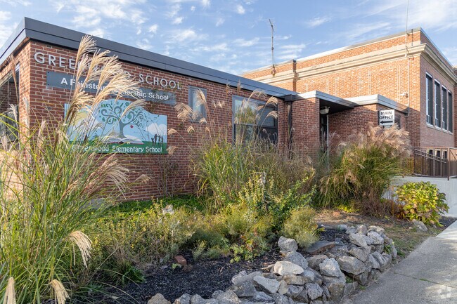 Side view at Greenwood Elementary School in Warwick, RI.