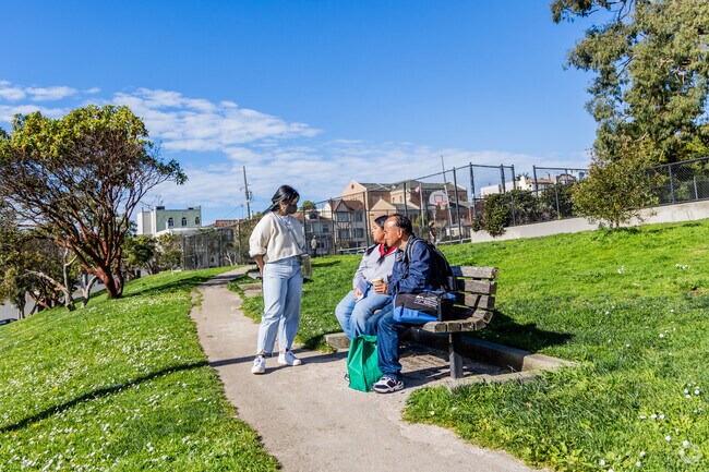McCoppin Square in Parkside is the perfect place to enjoy the afternoon.