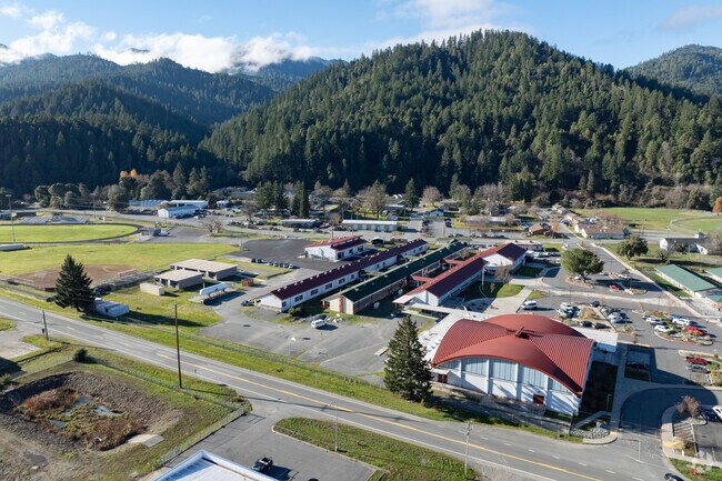 Your children will love the Hoopa Valley High School campus.