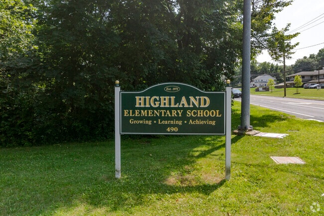 The Highland School is located at 490 Highland Ave in Cheshire, CT.