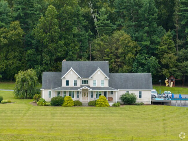 Large farmhouses on open land allow for more seclusion in Washington Township.