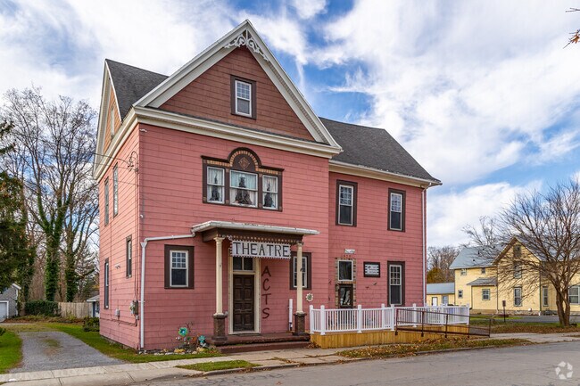Alden Community Theatre Society is a non-profit theatre located in the center of Alden.