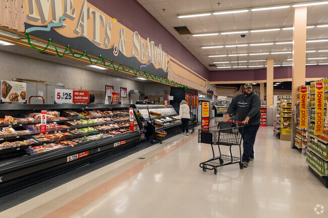 Residents’ shop for all their grocery needs at North End Supermarket.
