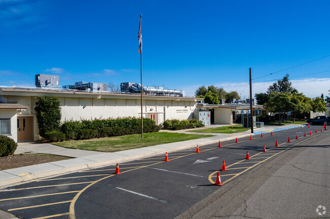 An entrance view to Cubberley Elementary School in Serra Mesa.