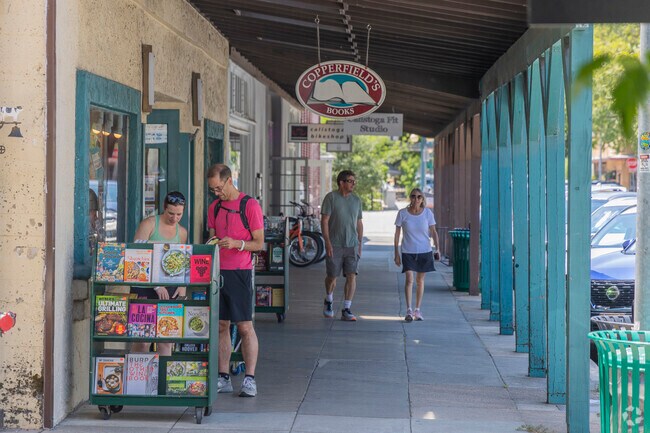 Calistoga's rustic downtown offers great shops and restaurants for locals to explore.