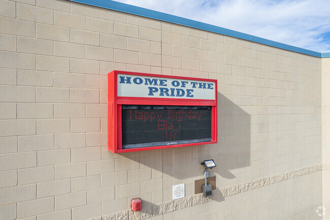 The school's slogan on display at Parkridge Elementary School in Peoria.