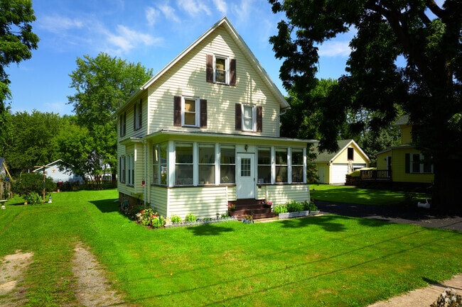 Colonial home on Lyman Street in Brockport.