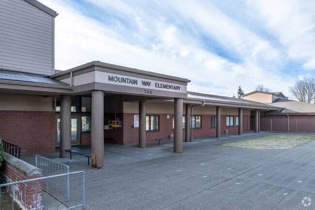 Mountain Way Elementary School entrance.