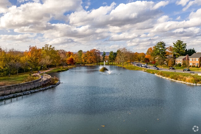 Culler Lake is Baker Park's landmark feature, with walking paths surrounding the area.