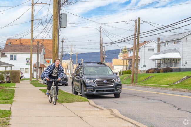 A bike is a great way to get around the small community of Sugar Notch.
