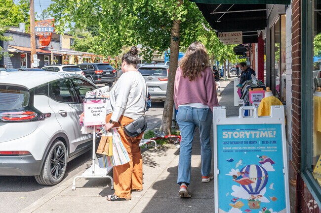 Enjoy some second-hand shopping at one of the many shops located in downtown Markham.