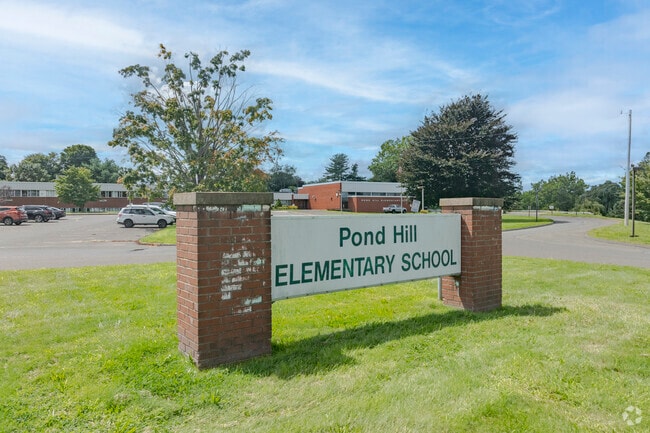 Pond Hill Elementary School is located at 299 Pond Hill Road in Wallingford, CT.