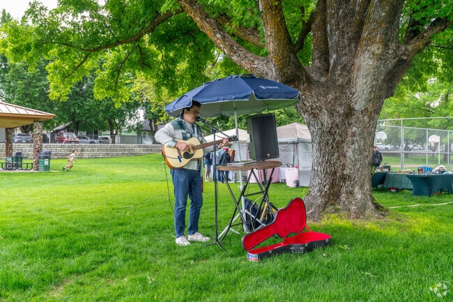 Local performers can be found at the Millwood Farmers Market.