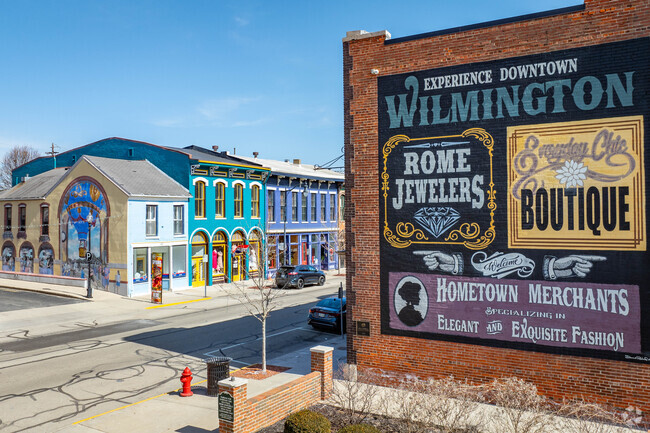 Wilmington's historic downtown includes many restaurants and retails to explore.