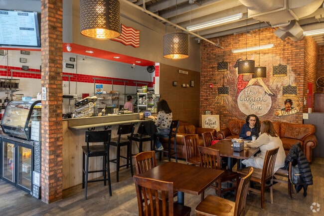 The Casual Cup in South Braintree offers fresh pastries and even fresher coffee.