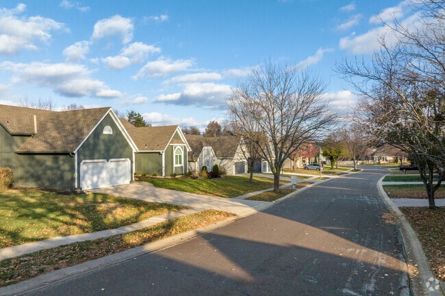 Ranch homes are a popular style in Central Overland Park.