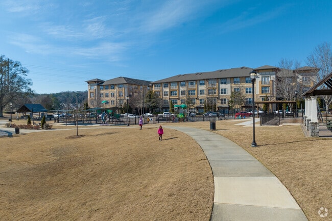 Heman E Perry Park boasts paved walking paths,