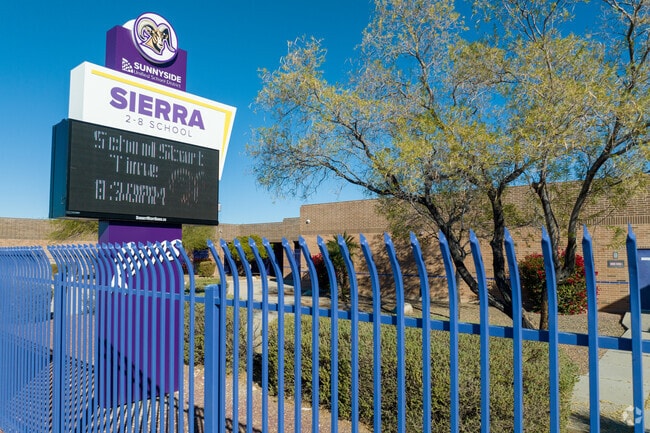 Welcome to Sierra 2-8 School in Tucson, Arizona