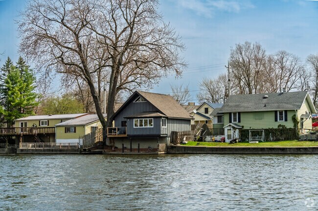 The South Shore-Bridge Street neighborhood has many home styles along the St Joseph River.