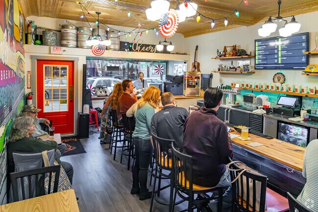 Come in and enjoy yourself at Firewhistle Brewing in Elizabeth.