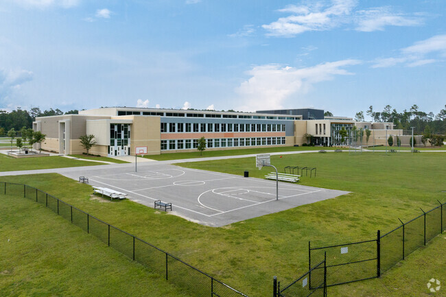 Socastee Middle has outdoor activity areas for students.